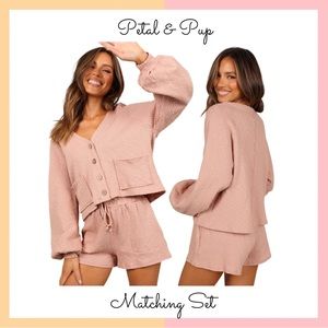 Petal & Pup Pink Sweater Cardigan